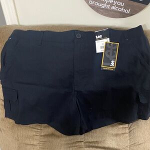 Lee Women's Black Cargo Shorts